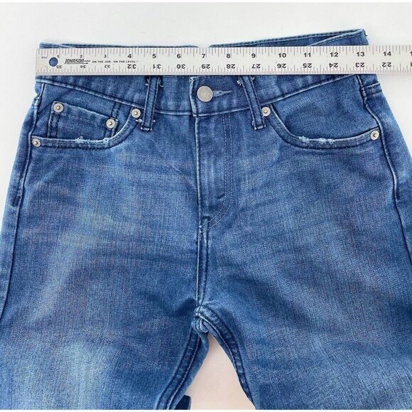 Levis 514 Jeans Boys 14 Straight Regular 27x27 Blue Faded Med. Wash Denim - Picture 7 of 9
